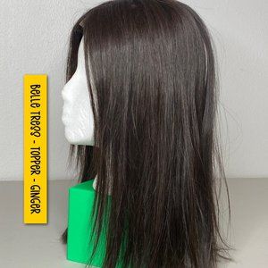 Belle Tress hair topper - Ginger - Brunette hair topper piece